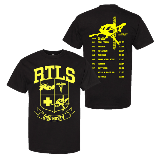 RTLS Black T-shirt - Preorder