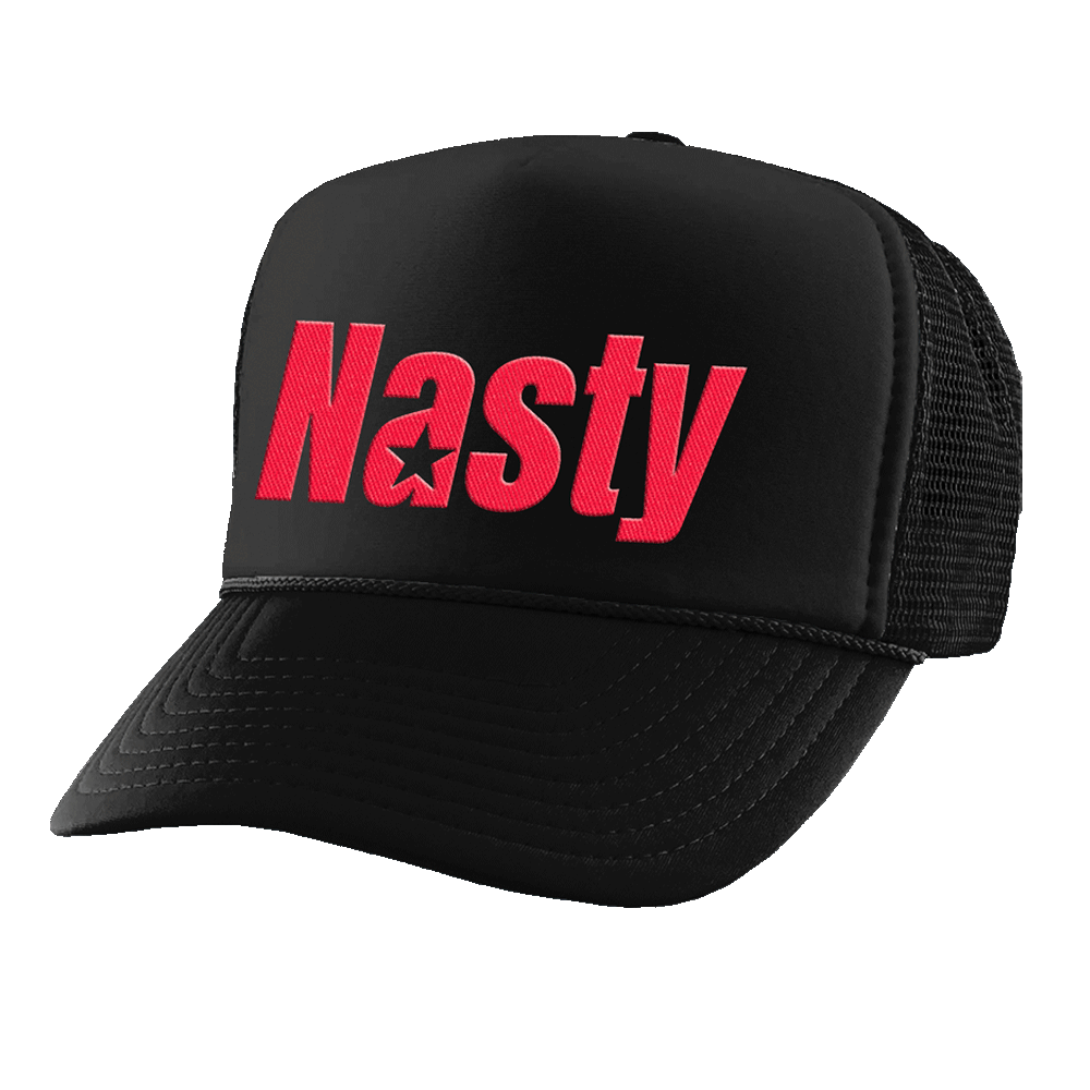 Nasty Trucker Hat Black - Preorder