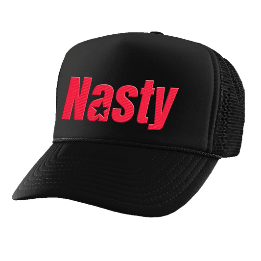 Nasty Trucker Hat Black - Preorder