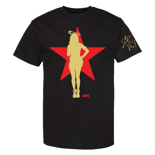 Rico Nasty Silhouette Star Black Tee